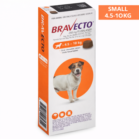 BRAVECTO FLURALANER 250MG(4.5-10KG)