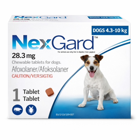 Nex Gard chewable tablets(4.3-10kg)