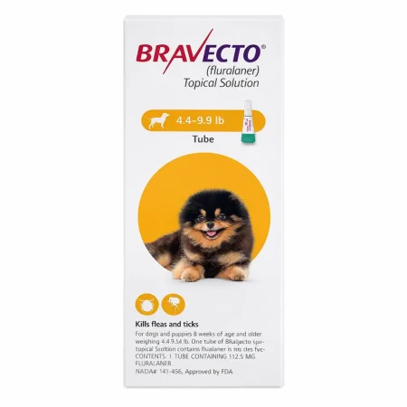 BRAVECTO FLURALANER TOPICAL SOLUTION (4.4-9.9LB)