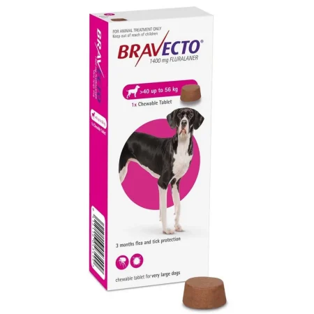 BRAVECTO 1400MG FLURALANER(>40 UP TO 56KG)
